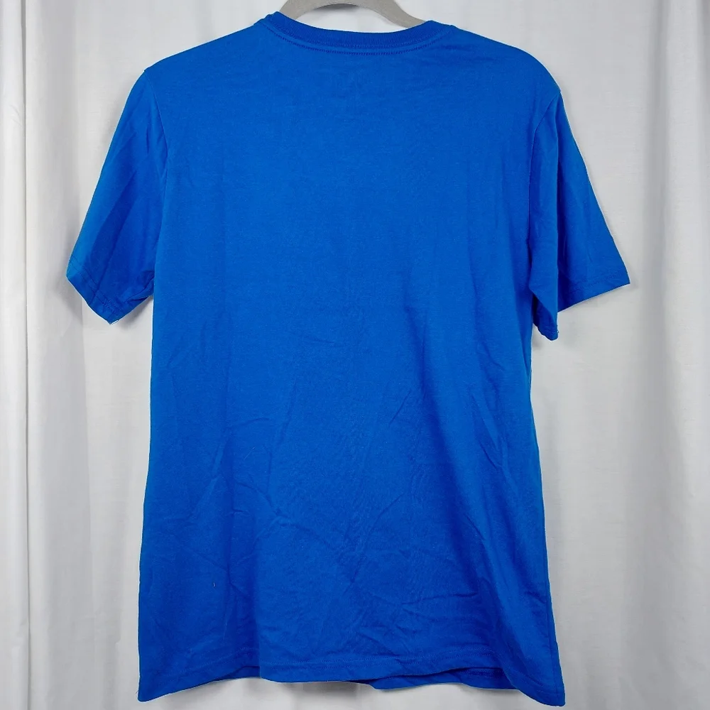 Minecraft Mojang Boys XXL 18 Blue Creeper Graphic T-Shirt Video Game‎ Gamer Tee